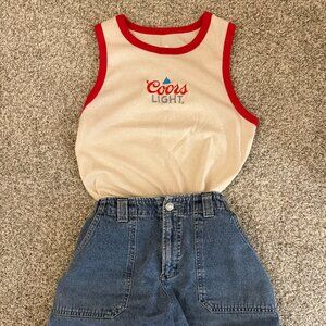 Coors Light tank top
